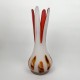 Vase facon pate de verre vintage Darius Zarrin orange
