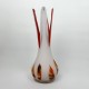 Vase facon pate de verre vintage Darius Zarrin orange