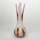 Vase facon pate de verre vintage Darius Zarrin orange