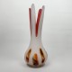 Vase facon pate de verre vintage Darius Zarrin orange