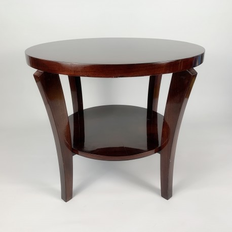 Table basse en bois vernis de style Art Deco