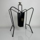 Porte revue en acier et laiton doré attribué a Jacques Adnet vers 1950