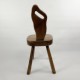 Chaise brutaliste vintage inspiration Hanninen