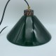 Suspension opaline verte genre billard