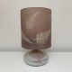 Lampe de chevet céramique rose DLG Ruelland abat jour fougère