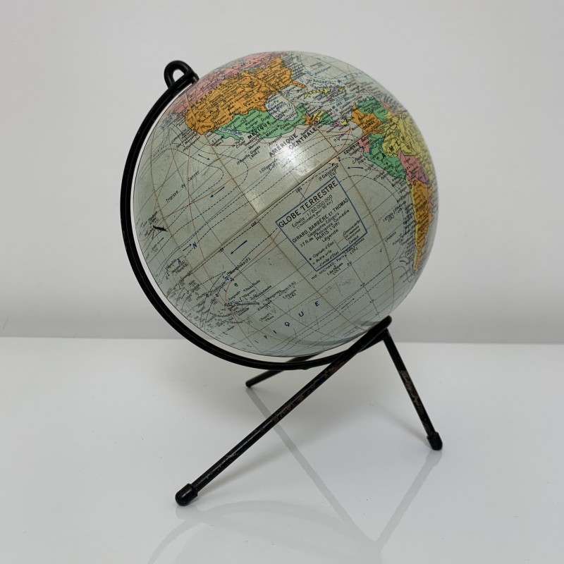 Mappemonde / globe terrestre Diamètre 15 cm – Brocante De La Ferme