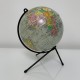 Mappemonde globe terreste echelle 1/80 000 000 ancien carton papier genre taride