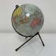 Mappemonde globe terreste echelle 1/80 000 000 ancien carton papier genre taride