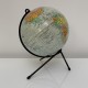 Mappemonde globe terreste echelle 1/80 000 000 ancien carton papier genre taride