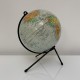 Mappemonde globe terreste echelle 1/80 000 000 ancien carton papier genre taride