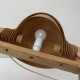 Applique lamelles de bois vintage Hans Agne Jakobsson