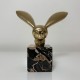 L'abeille de Gaston Lachaise Sujet en métal doré sur socle marbre eidition Alva