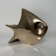 Cendrier poisson en bronze design vintage Andre Bloc