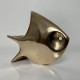 Cendrier poisson en bronze design vintage Andre Bloc